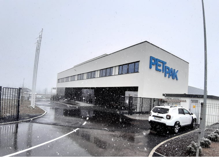 PET PAK manufacturing-warehouse-administrative building in Postojna - February 2021