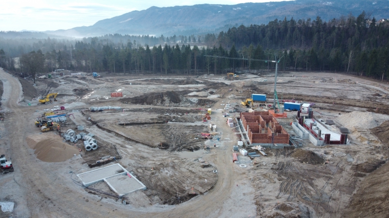 Kommunale Infrasturktur im Bereich River Camping Bled - März 2020