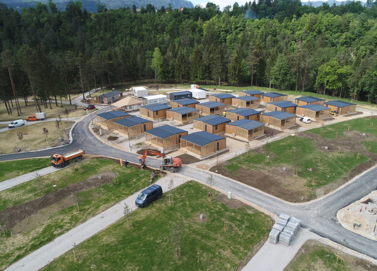 Kommunale Infrasturktur im Bereich River Camping Bled - Mai 2020