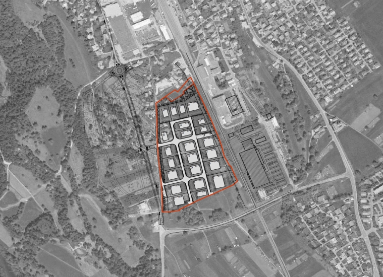 Municipal urban plan for the Lesce South business park RADOVLJICA - 