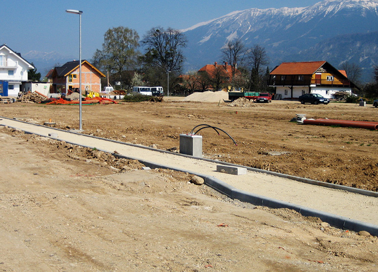 Communal infrastructure for a residential area Langusova in RADOVLJICA - 
