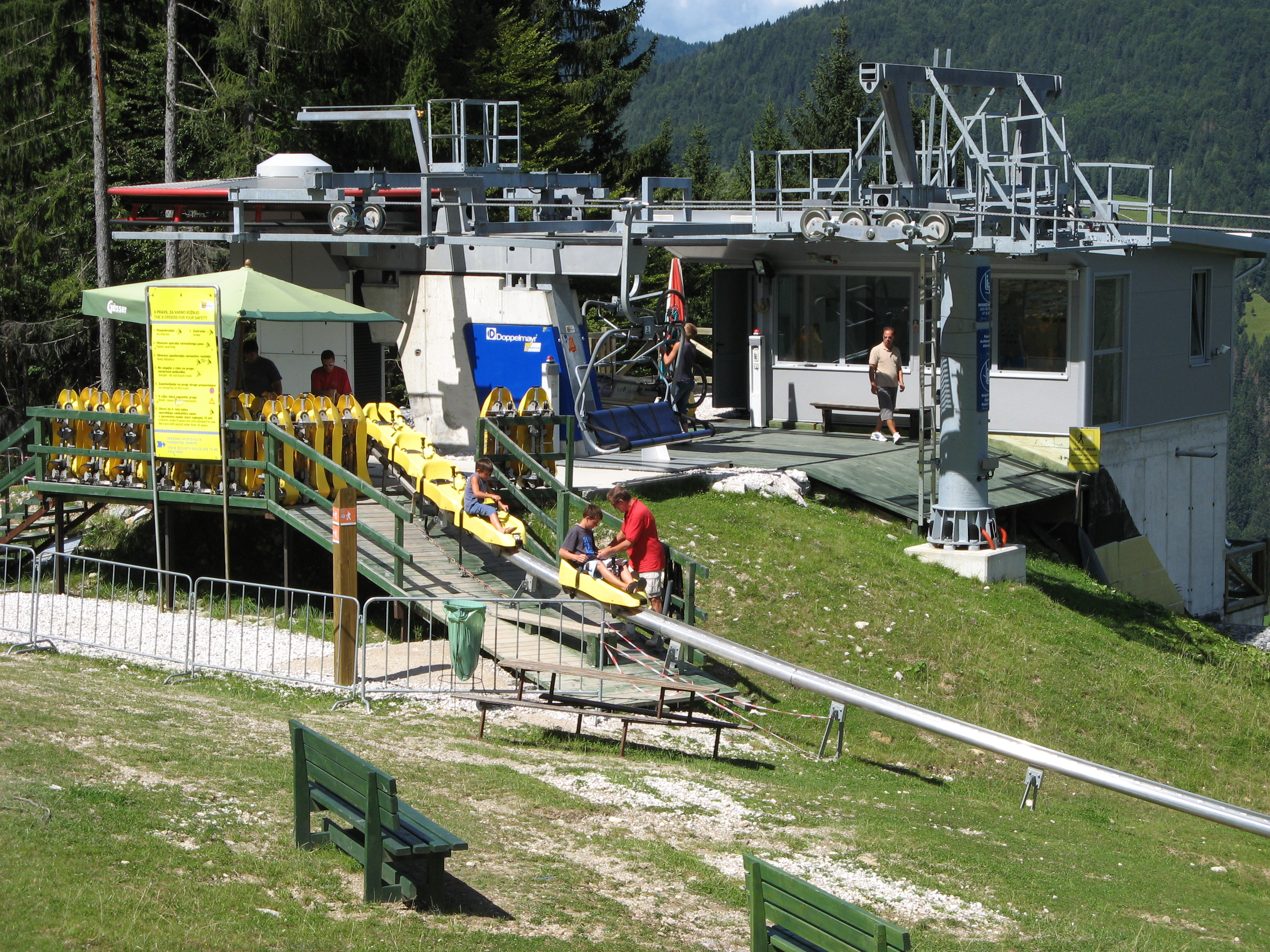 Four seat chairlift Vitranc 2 Ski Resort KRANJSKA GORA - 