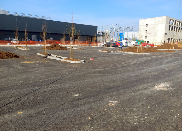 Produktions- und Lagergebäude Raycap - Erweiterungsbau - April 2022