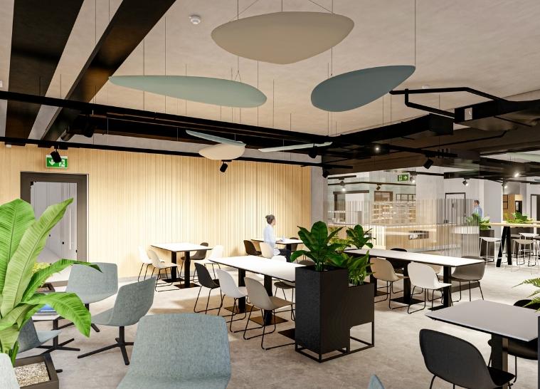 Interior design and office equipment in business center Gabrijel Aluminium - 