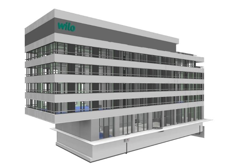Verwaltungsgebäude im Wilo Park, Dortmund - 