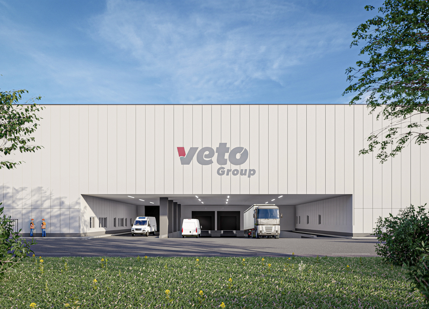Verwaltungs- und Logistikgebäude Veto, Komenda - 